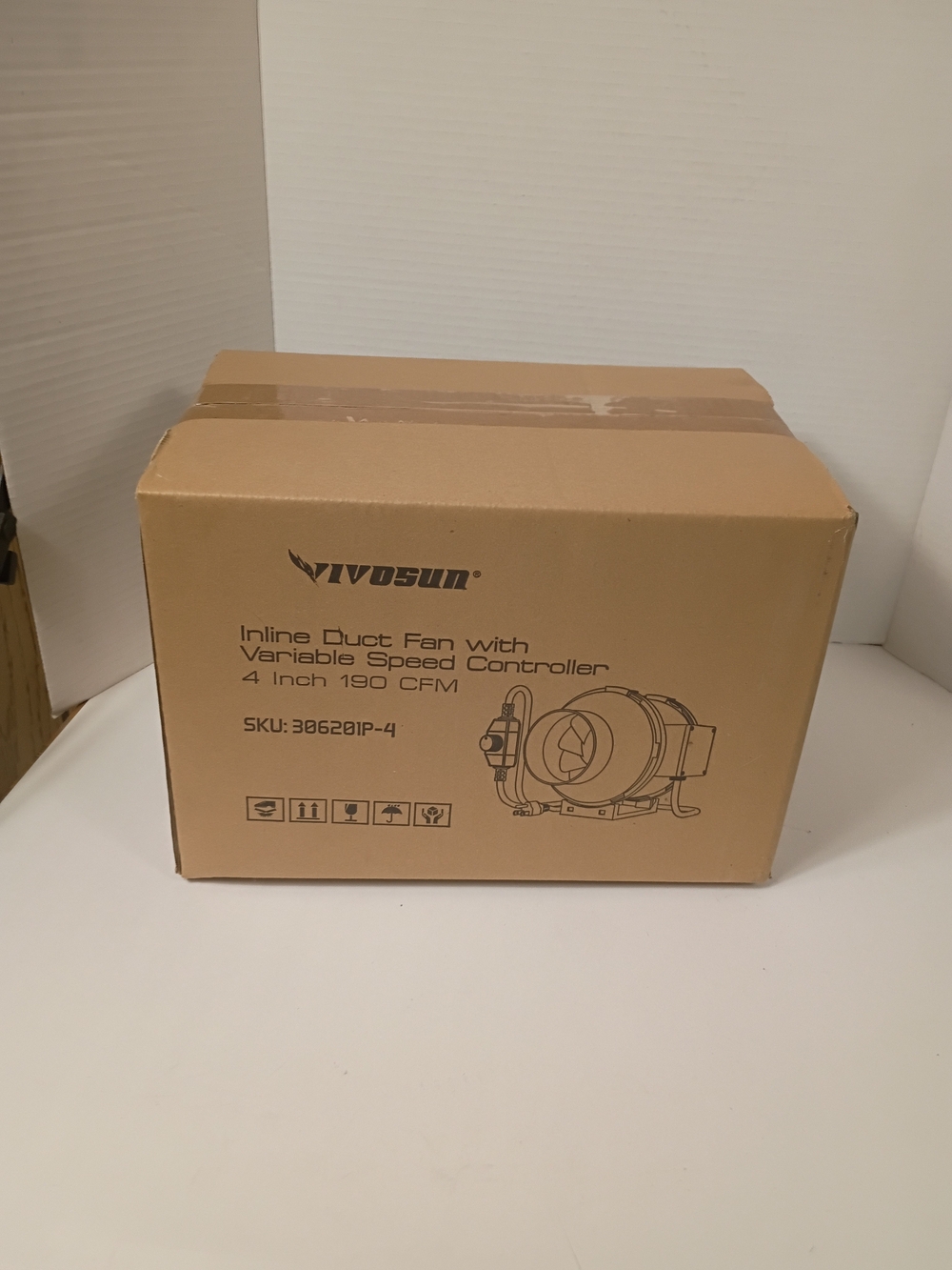 VIVOSUN Inline Duct Fan - Tan Box - Picture 4 of 8